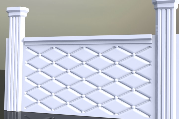 Baklava Pattern Wall Molds - Görsel 1